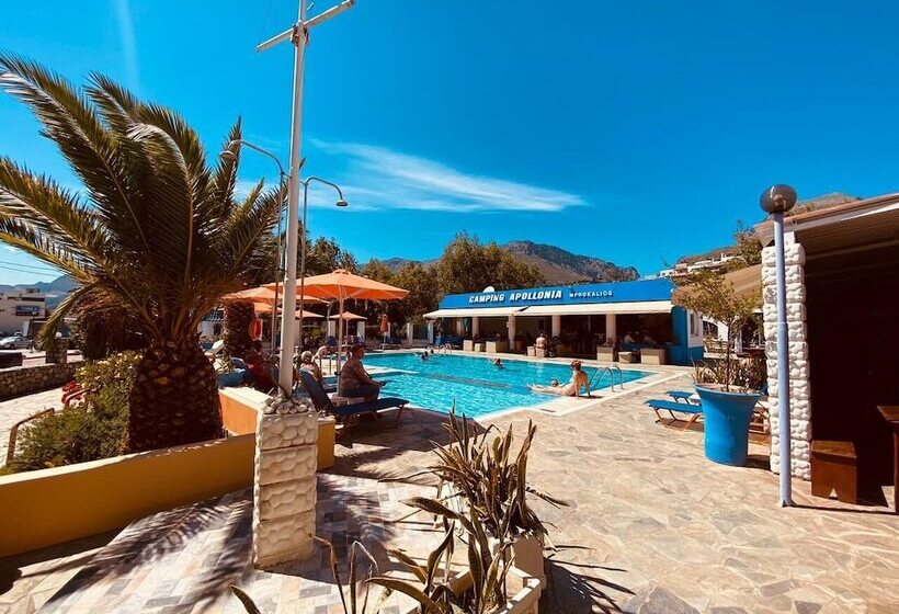 호텔 Happycamp Mobile Homes Camping Apollonia