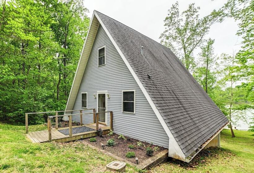 A Frame Cadiz Cabin On Lake Barkley W/ Boat Dock!