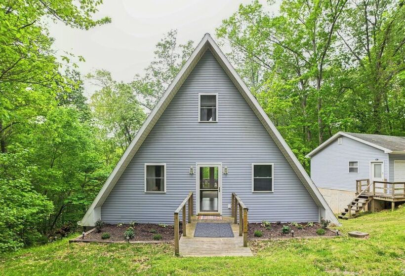 A Frame Cadiz Cabin On Lake Barkley W/ Boat Dock!