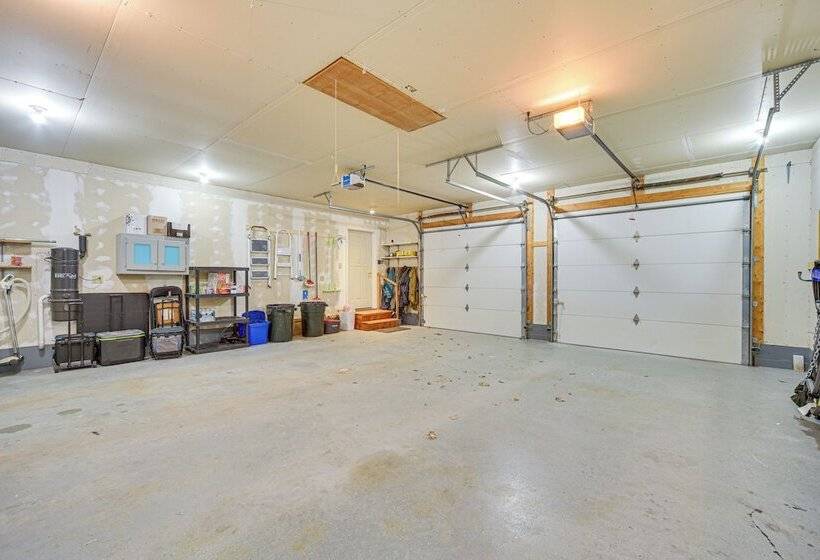 Birch Lake Home On Peninsula: Dock, Deck & Grill!