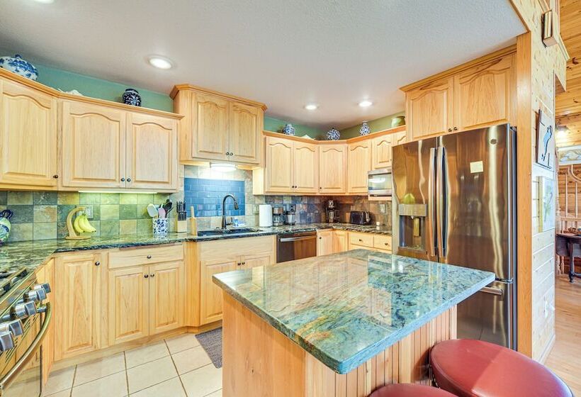 Birch Lake Home On Peninsula: Dock, Deck & Grill!