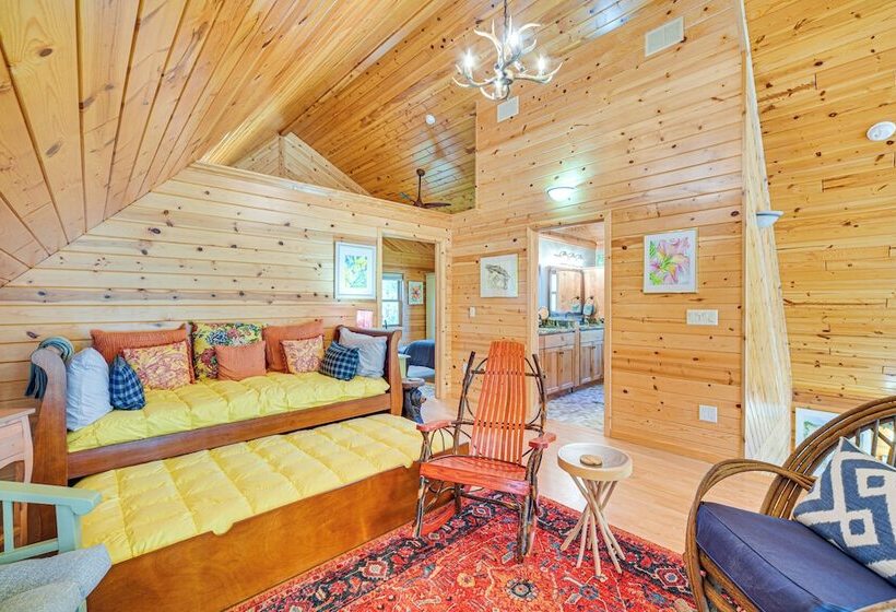 Birch Lake Home On Peninsula: Dock, Deck & Grill!