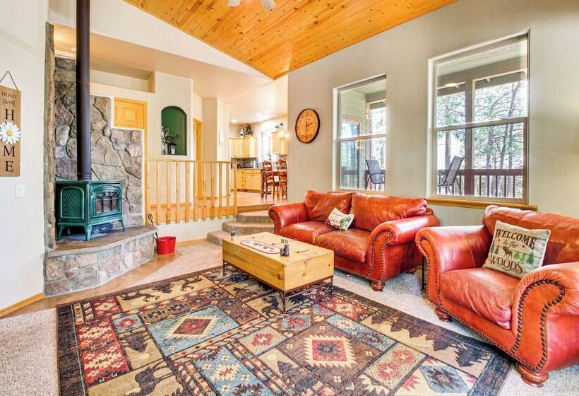 Walk To Rainbow Lake: Peaceful Cabin W/ Fire Pit