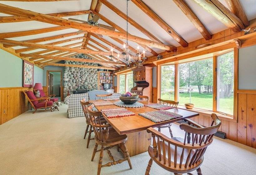 Cheboygan Home W/ Private Boat Dock On Burt Lake!