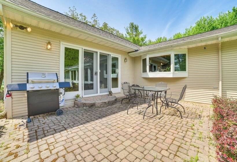 Cheboygan Home W/ Private Boat Dock On Burt Lake!