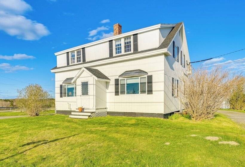 Cherryfield Home W/ Decks On Historic Horse Farm