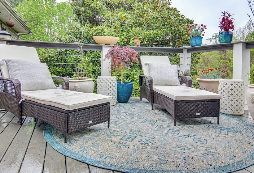 Chic Asheville House W/ Koi Pond: 5 Mi To Downtown