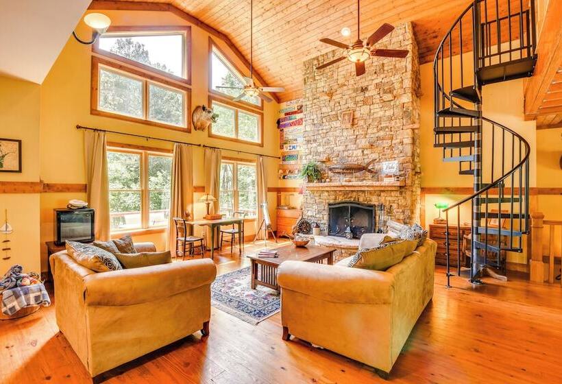 Dog Friendly Lavonia Home W/ Dock & Lake Access