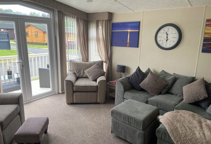 호텔 Luxury Rural Hottub Lodge In Northumberland