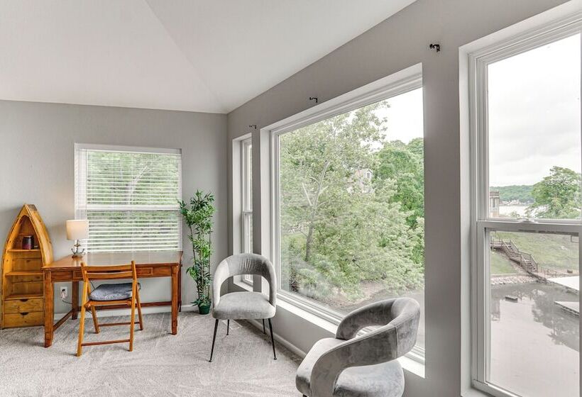 Views & Private Dock: Lake Of The Ozarks Retreat!