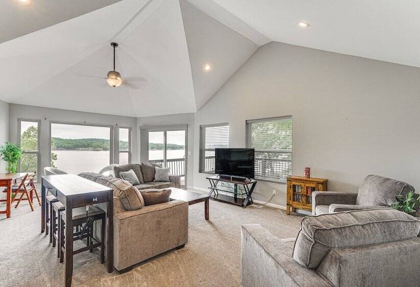 Views & Private Dock: Lake Of The Ozarks Retreat!