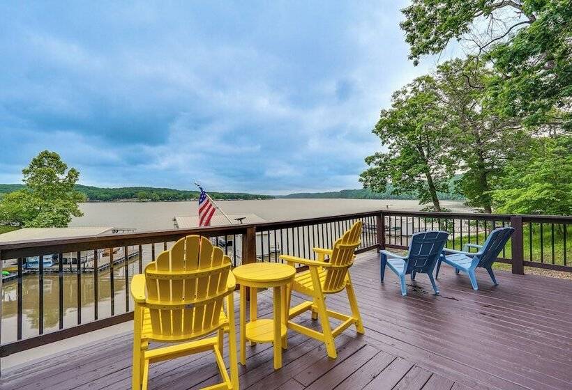 Views & Private Dock: Lake Of The Ozarks Retreat!
