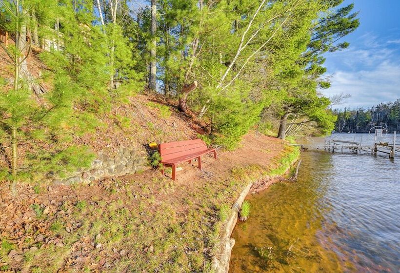 Lakefront Cabin W/ Dock, Fire Pits In Danbury!