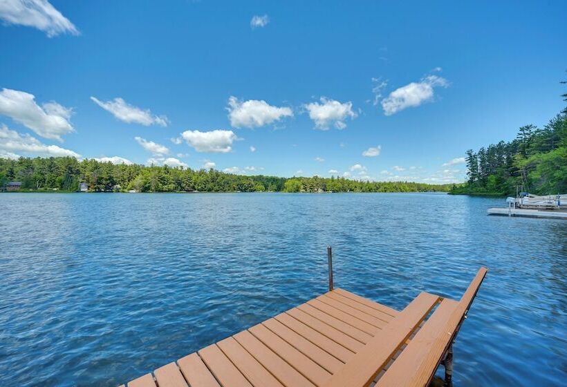Lakefront Cabin W/ Dock, Fire Pits In Danbury!