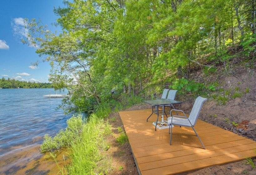 Lakefront Cabin W/ Dock, Fire Pits In Danbury!