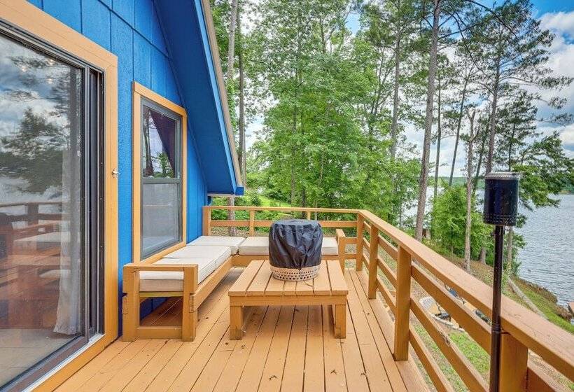 Lakefront Sparta Cabin W/ Private Beach & Dock!