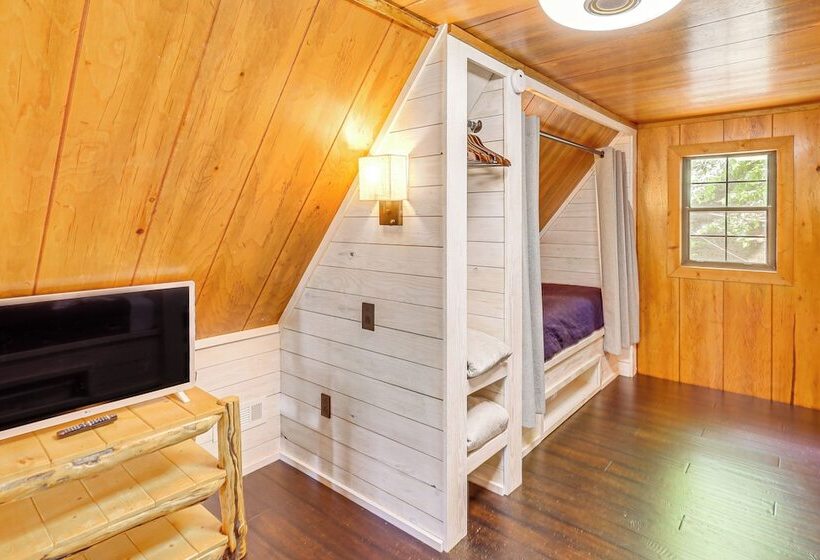 Lakefront Sparta Cabin W/ Private Beach & Dock!