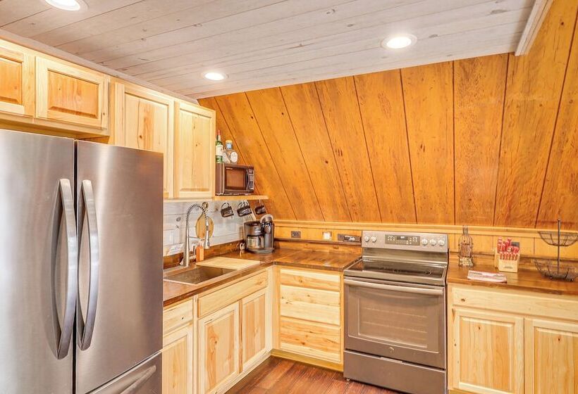 Lakefront Sparta Cabin W/ Private Beach & Dock!