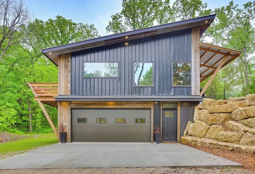 Modern Louisville Home On 3 Acres W/ Gas Fire Pit!