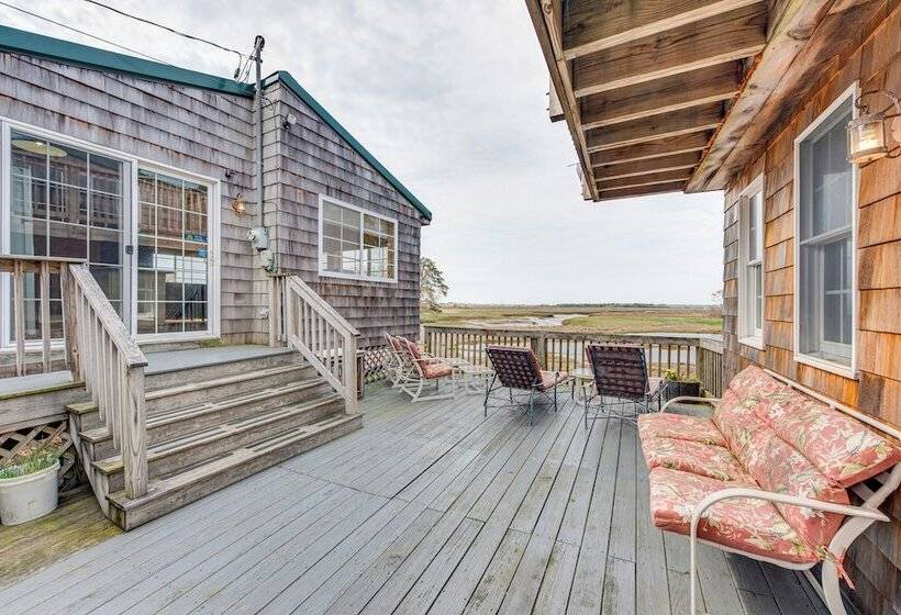 Peaceful Wells Retreat W/ Deck & Water Views