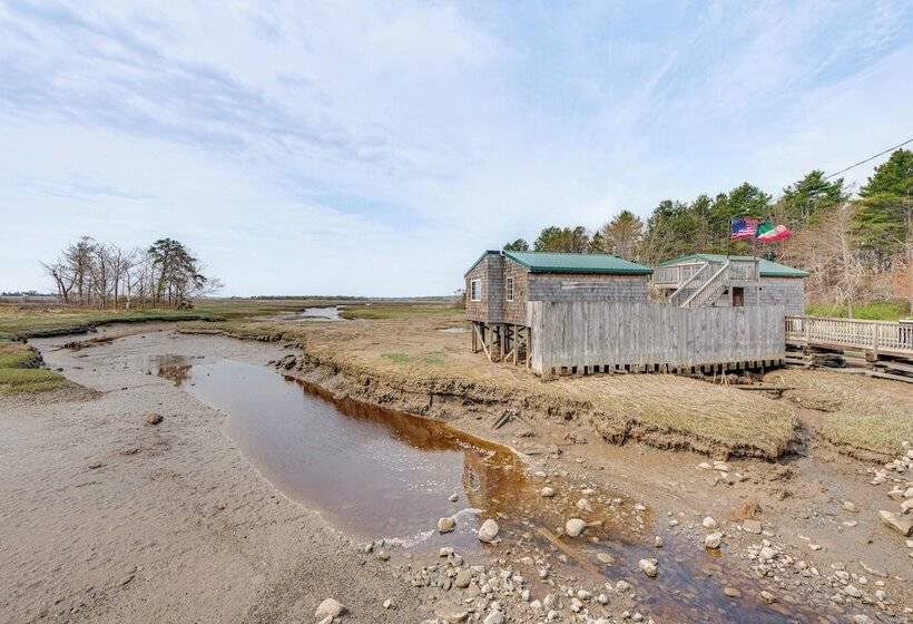 Peaceful Wells Retreat W/ Deck & Water Views