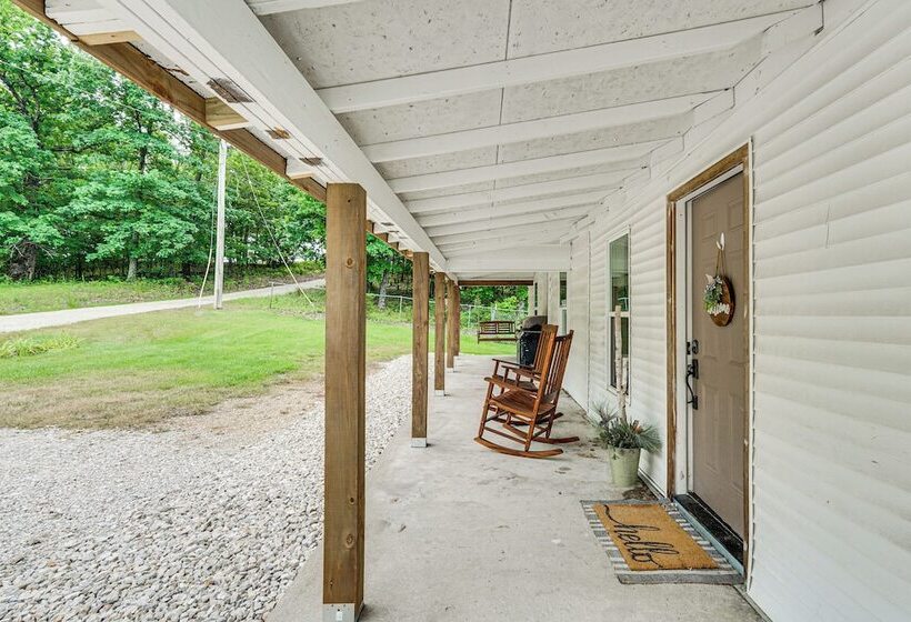 Fire Pit & Grill: Pet Friendly Lake Ozark Cabin!