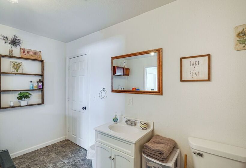 Fire Pit & Grill: Pet Friendly Lake Ozark Cabin!