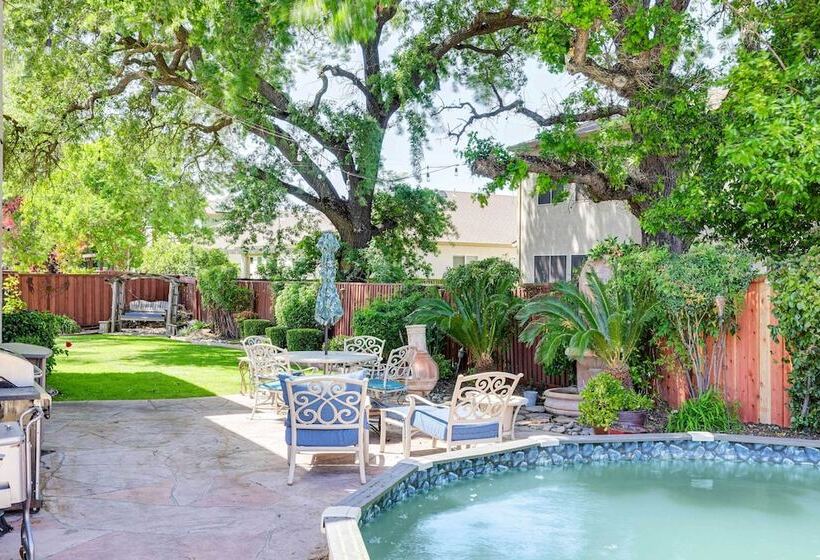 Pet Friendly Stockton Home W/ Private Pool & Grill