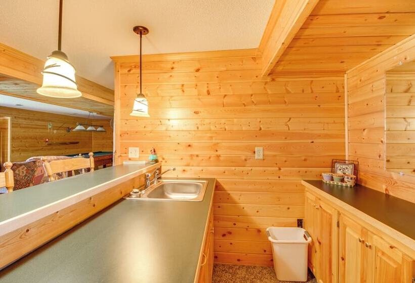 Private Lakefront Emily Home W/ Yard & Fire Pit!