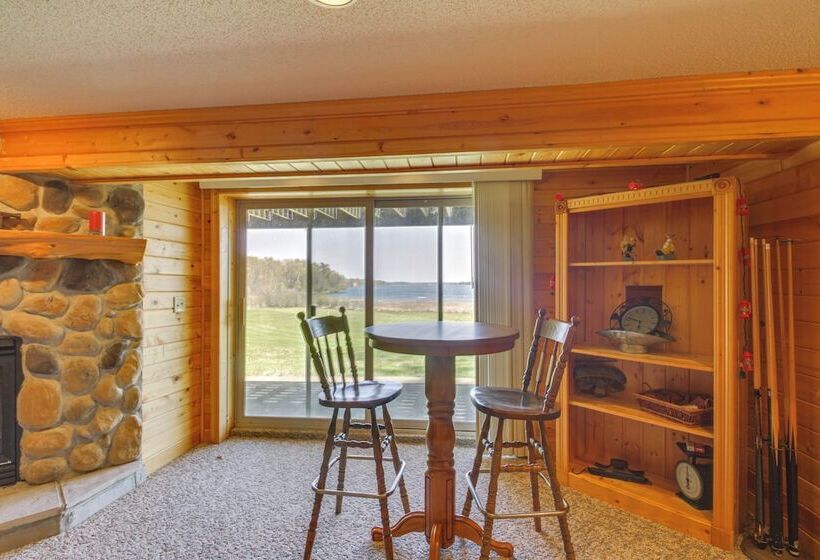 Private Lakefront Emily Home W/ Yard & Fire Pit!