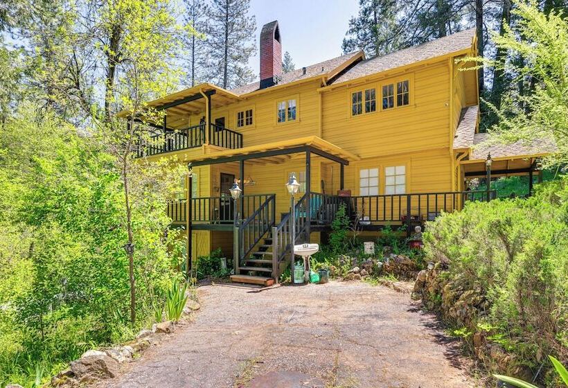 On Site River Access: Quiet Home In Wilseyville!