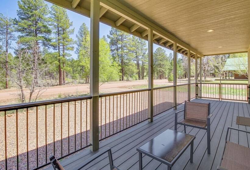 Deck & Atv Trail Access: Quiet Cabin In Show Low