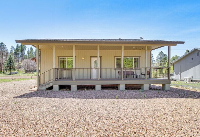 Deck & Atv Trail Access: Quiet Cabin In Show Low
