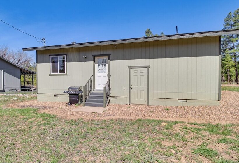 Deck & Atv Trail Access: Quiet Cabin In Show Low