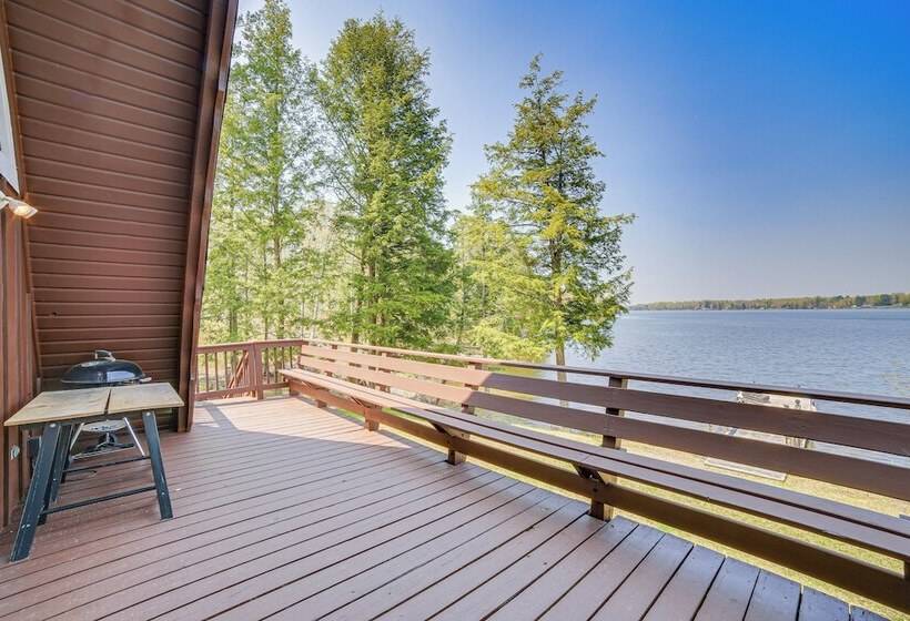 Upper Peninsula Lakefront A Frame Cabin W/ Dock