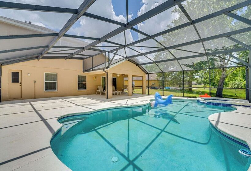 Vacation Home W/ Private Pool ~ 11 Mi To Disney!