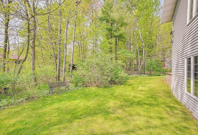 Wausau Home W/ Deck Near Rib Mountain State Park!