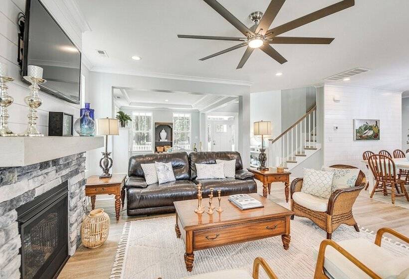 Cape Charles Home: Private Pier & Beach Front Deck