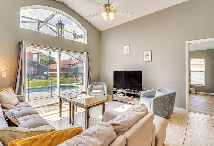 17 Mi To Disney: Home W/ Game Room In Davenport