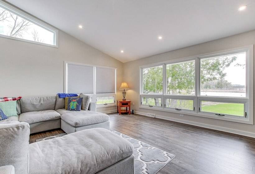 Lakefront Campbellsport Retreat W/ Dock & Yard!