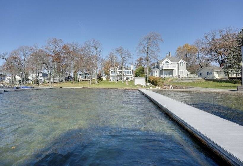Lakeside Michigan Retreat W/ Boat Dock & Fireplace