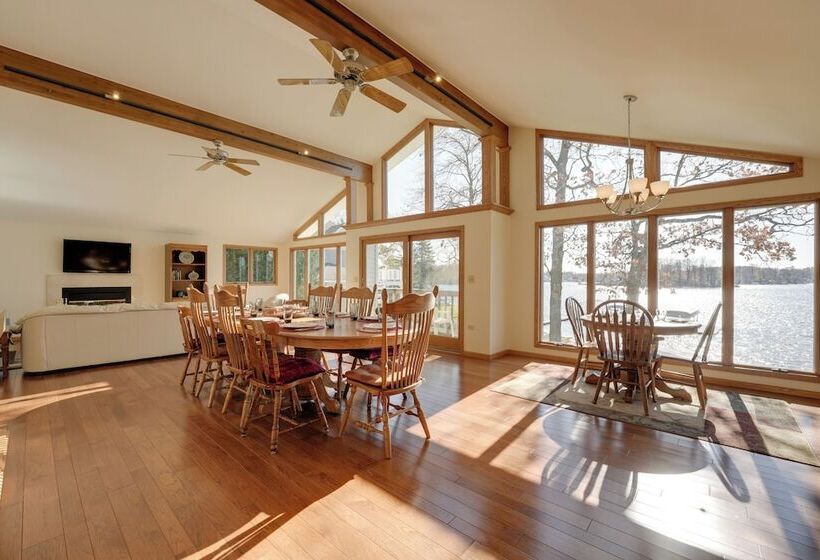 Lakeside Michigan Retreat W/ Boat Dock & Fireplace