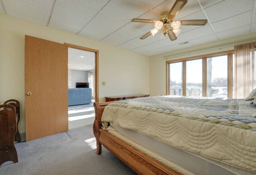 Lakeside Michigan Retreat W/ Boat Dock & Fireplace