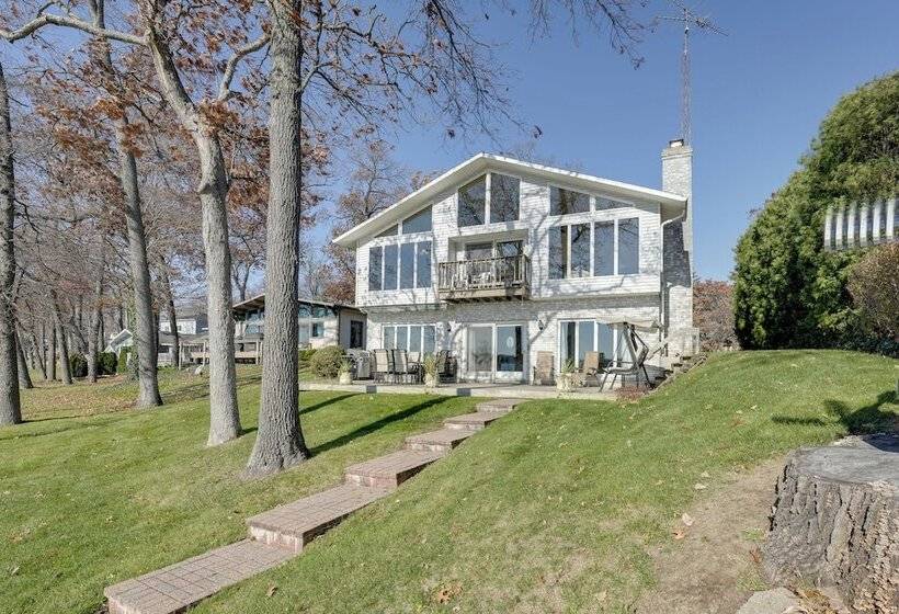 Lakeside Michigan Retreat W/ Boat Dock & Fireplace