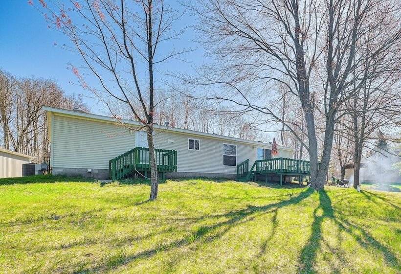 Peaceful Lakefront Home W/ Deck In West Branch!