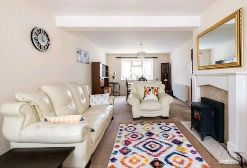 Резиденция 3br House/garden/patio/7 Guests/fireplace/parking