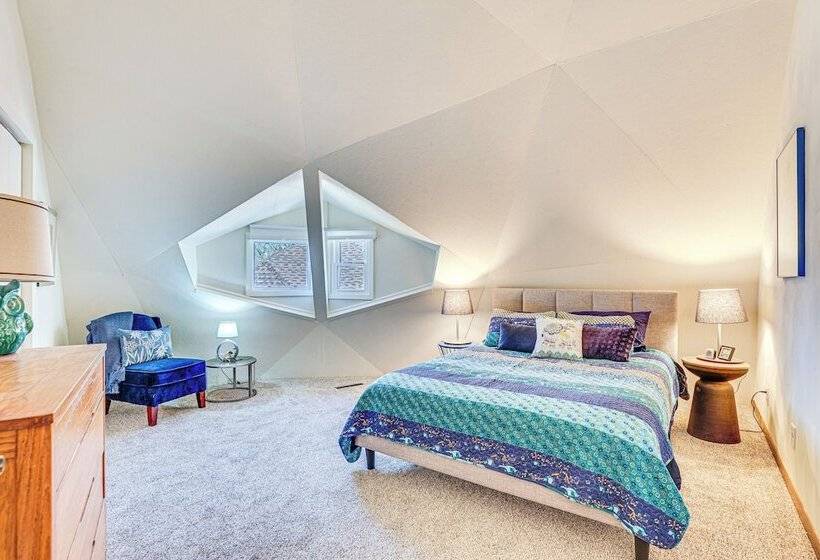 Geodesic Dome House: 18 Acres On Baraboo River!
