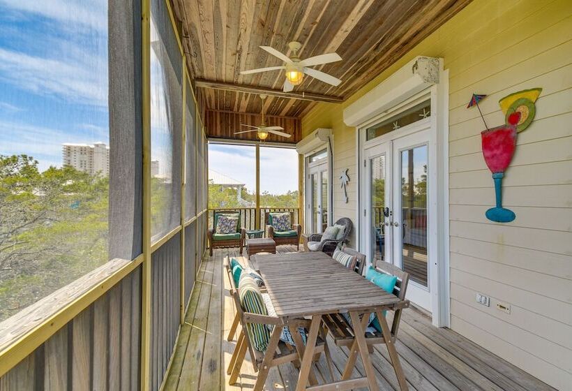 Gulf Shores Beach House W/ Deck: Walk To Shore!