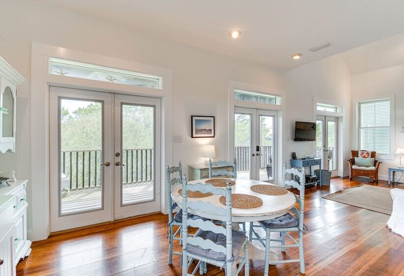 Gulf Shores Beach House W/ Deck: Walk To Shore!