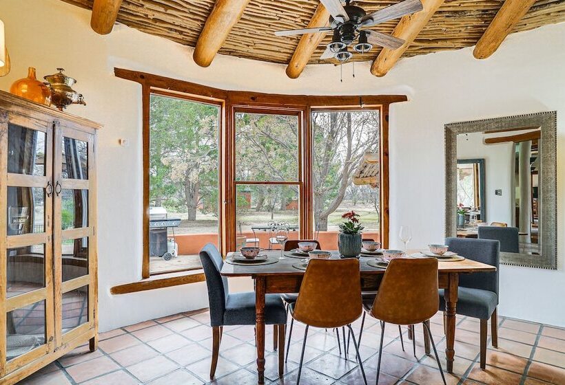 Las Cruces Santa Fe Style Adobe Home On 6 Acres!